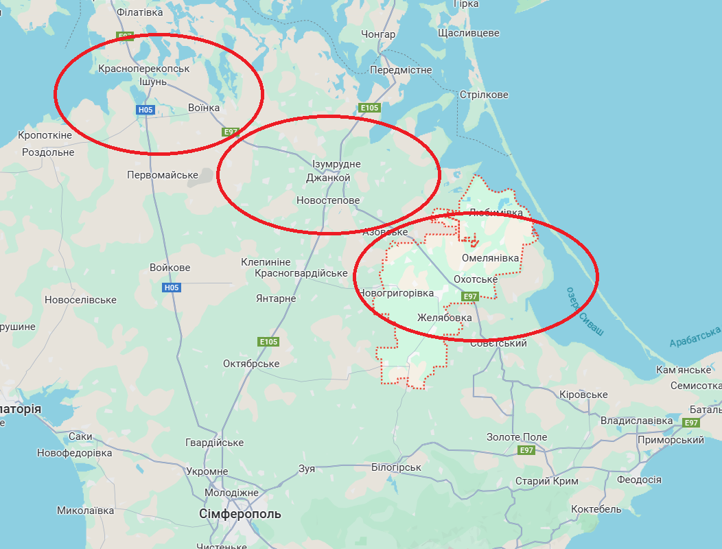 В оккупированном Крыму раздались взрывы в нескольких районах